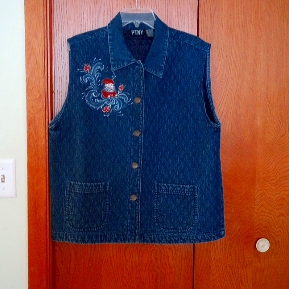 Cottage core denim vest - Picture 1 of 2